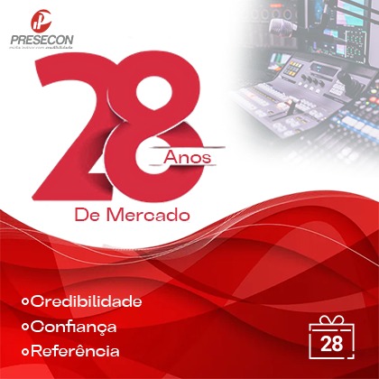 28 Anos de Mercado - Credibilidade, Confiança, Referência